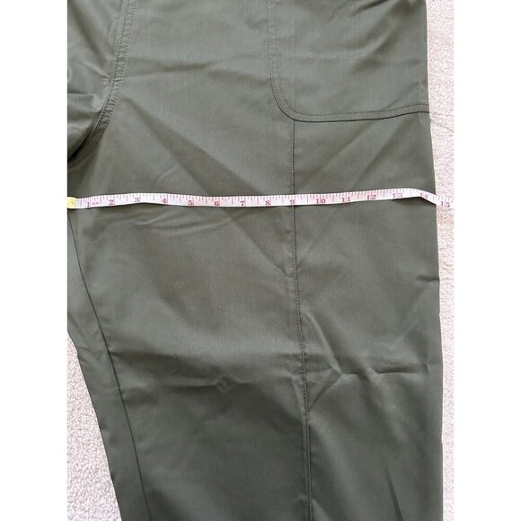NWT‎ Genuine Dickies Pull-On Cargo Pants Scrubs Army Green Women's Size XXL - Picture 10 of 12